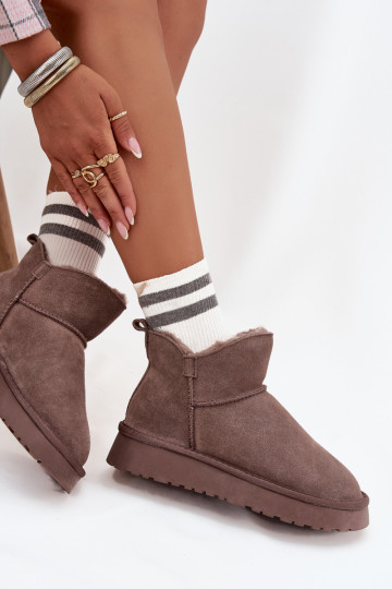 SchneestiefelErmöglichtturalnego aus INildlederu sich Zuarm laufen mit Fell innen Vinceza 97961 braune Farbe