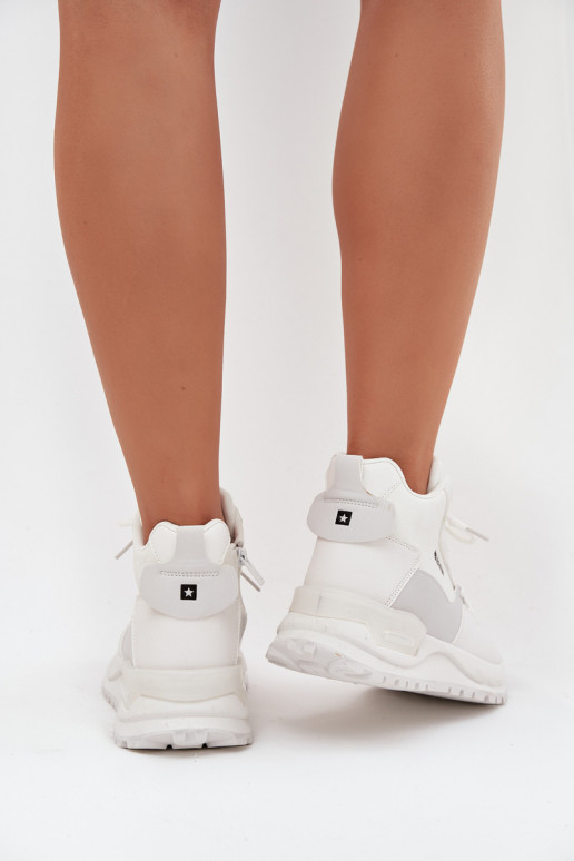 Turnschuhe Feminin mit einer Plattform Big Star SS274510 Zueiße Farbe Turnschuhe Feminin mit einer Plattform Big Star SS274510 Zueiße Farbe