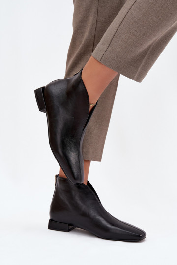 Damenstiefel Ermöglicht Subtilm Obcasie schZuarze Farbe Elvienne