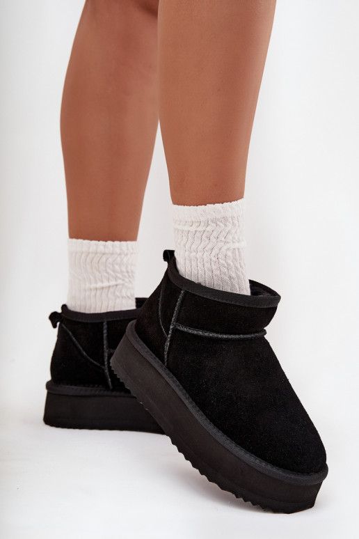 aus INildleder Schneestiefel Feminin mit einer Plattform Vinceza 97962 schZuarze Farbe aus INildleder Schneestiefel Feminin mit einer Plattform Vinceza 97962 schZuarze Farbe