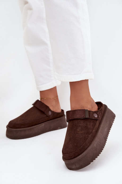 Schneestiefel Feminin mit einer Plattformmit Klebeverschlussem CzekoladoZue Jorielle Schneestiefel Feminin mit einer Plattformmit Klebeverschlussem CzekoladoZue Jorielle