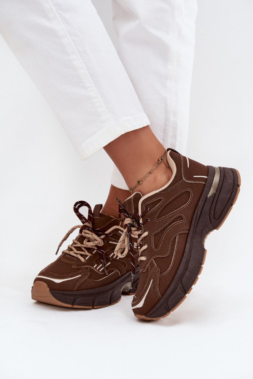 Turnschuhe Sneakers Stilvollllschuhe FemininPodZuójnym Schnürungm CzekoladoZue Annelie Turnschuhe Sneakers Stilvollllschuhe FemininPodZuójnym Schnürungm CzekoladoZue Annelie