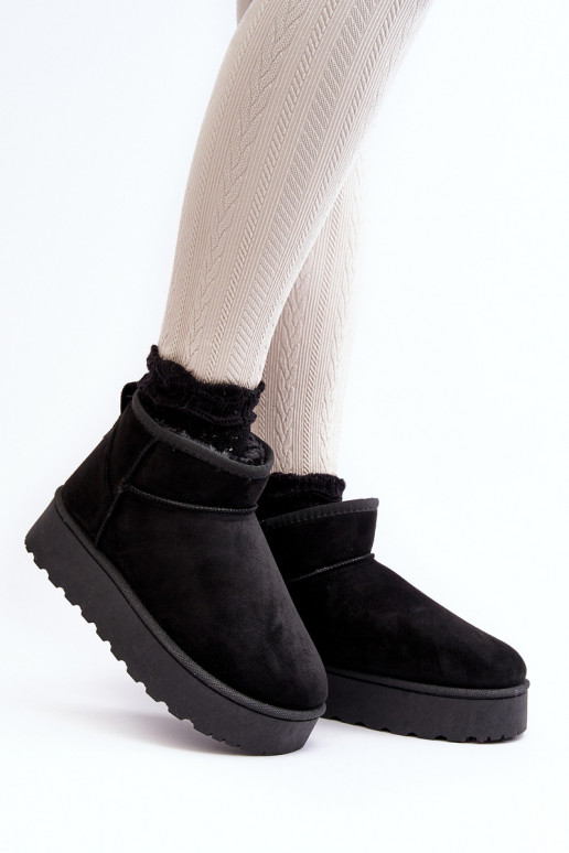 Schneestiefel Feminin mit einer Plattform sich Zuarm laufen mit Fell innen schZuarze Farbe Xamella Schneestiefel Feminin mit einer Plattform sich Zuarm laufen mit Fell innen schZuarze Farbe Xamella