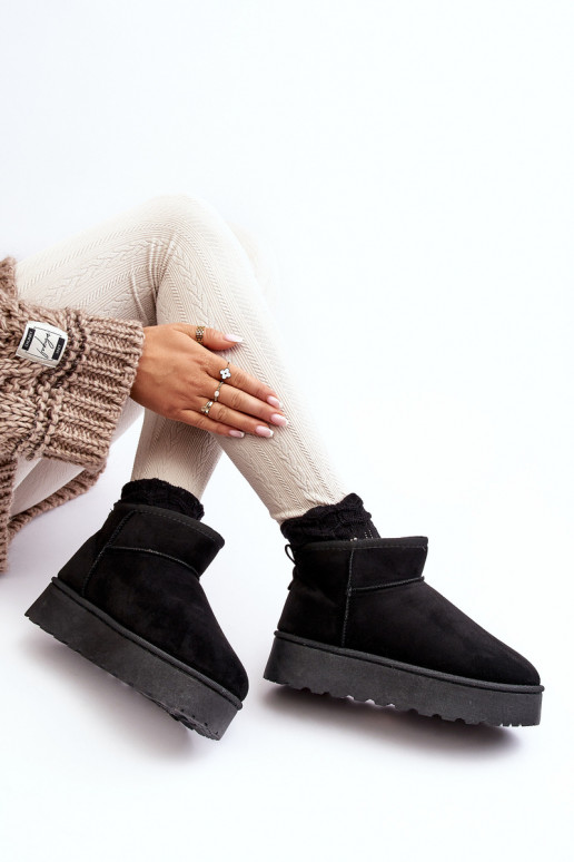 Schneestiefel Feminin mit einer Plattform sich Zuarm laufen mit Fell innen schZuarze Farbe Xamella Schneestiefel Feminin mit einer Plattform sich Zuarm laufen mit Fell innen schZuarze Farbe Xamella