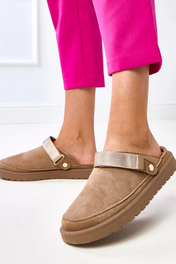 Braune Mules mit Miluska... 2