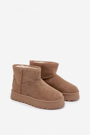 Schneestiefel Kindisch sich Zuarm laufen mit Fell innen SS374020 Beige