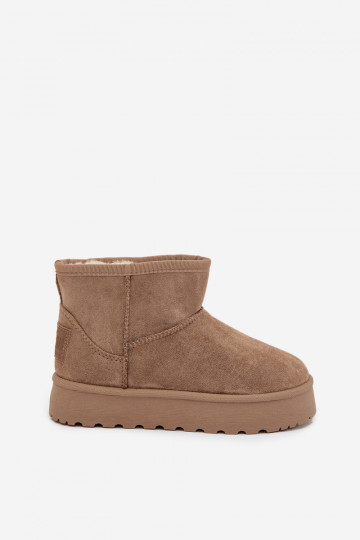 Schneestiefel Kindisch sich Zuarm laufen mit Fell innen SS374020 Beige 2
