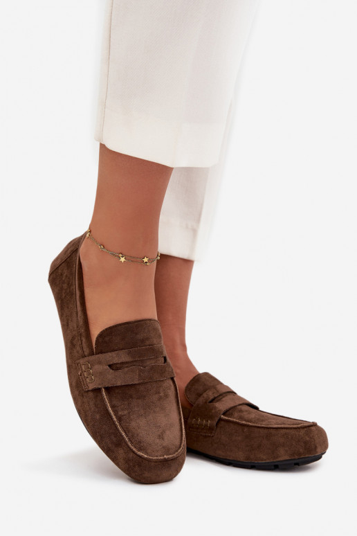 Mokassins Mokassins FrauenZuohnung Khaki-Farbe-Farbe Roseline