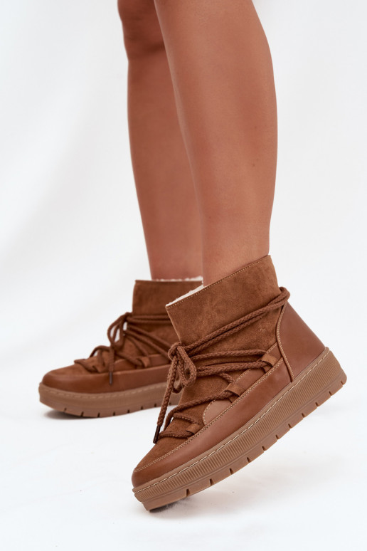 Schneestiefel Feminin mit stilvollen Details braune Farbe Rebekah Schneestiefel Feminin mit stilvollen Details braune Farbe Rebekah