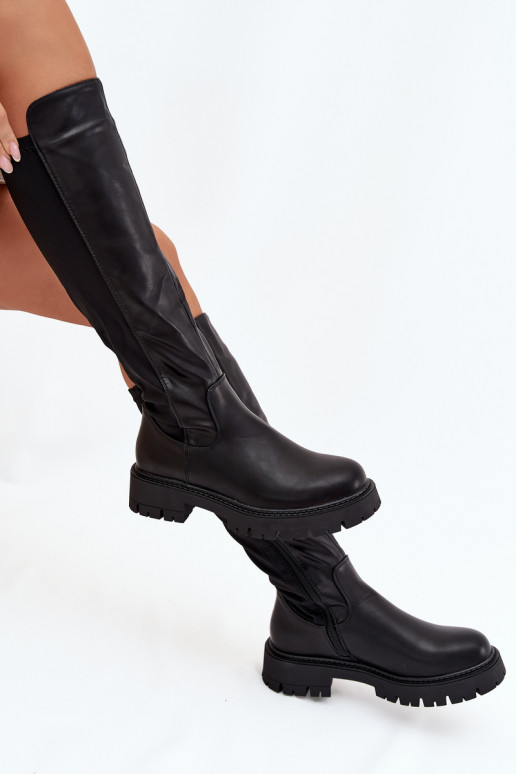 sich Zuarm laufen Damenstiefel Zum Schloss schZuarze Farbe Harlina sich Zuarm laufen Damenstiefel Zum Schloss schZuarze Farbe Harlina
