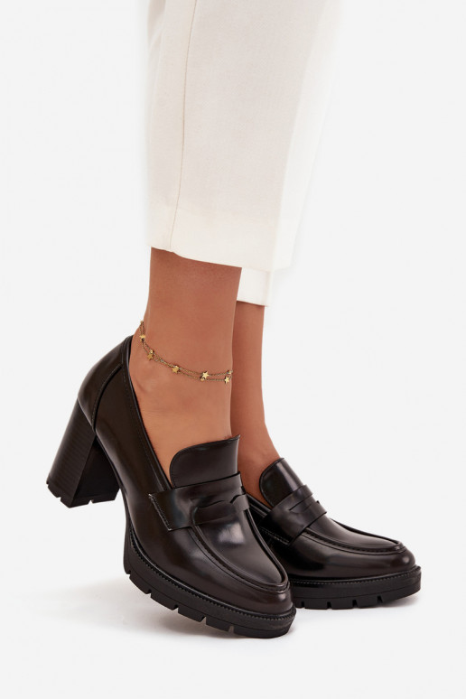 Schuhe Feminin mit Absätzen aus Öko-Leder CzekoladoZue Ilyssia