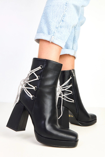 Schwarze Stiefeletten mit... 2