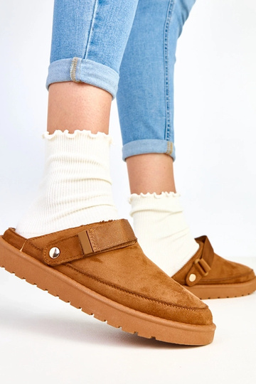 Braune Pantoletten mit... 2