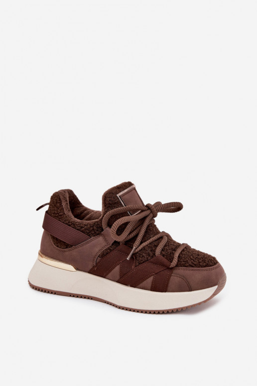 sich Zuarm laufen Sneakers Stilvollllschuhe Feminin mit einer Plattform braune Farbe Juvira sich Zuarm laufen Sneakers Stilvollllschuhe Feminin mit einer Plattform braune Farbe Juvira