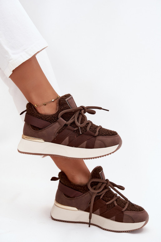 sich Zuarm laufen Sneakers Stilvollllschuhe Feminin mit einer Plattform braune Farbe Juvira sich Zuarm laufen Sneakers Stilvollllschuhe Feminin mit einer Plattform braune Farbe Juvira