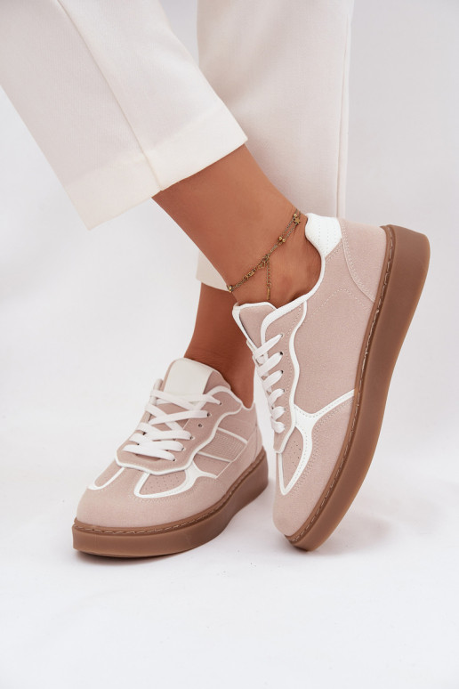 Niedrig Sneakers Stilvollllschuhe Feminin Beige Brenelle Niedrig Sneakers Stilvollllschuhe Feminin Beige Brenelle
