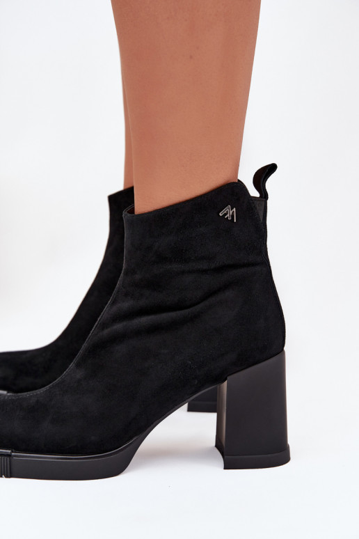 aus INildleder Haut Damenstiefel Vinceza 91142 schZuarze Farbe aus INildleder Haut Damenstiefel Vinceza 91142 schZuarze Farbe