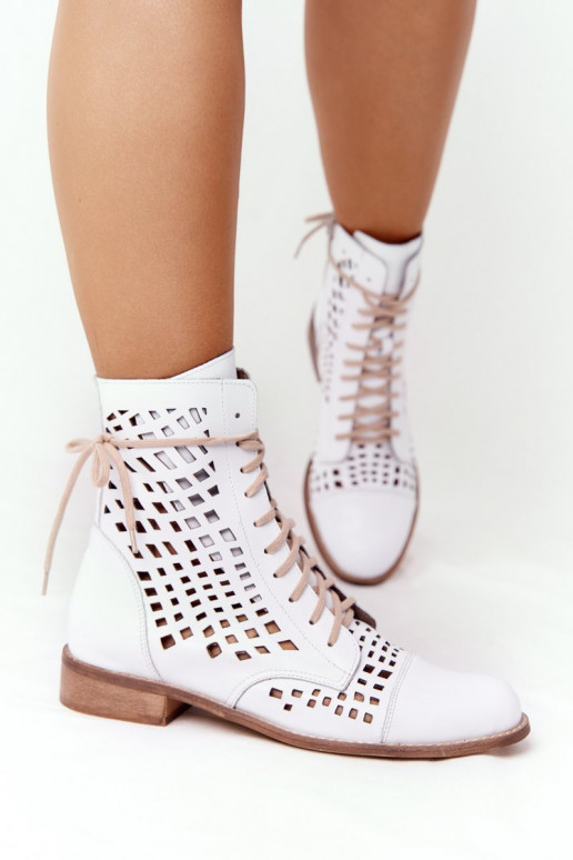 Zazoo 2627 mit durchbrochenen Elementen Haut Stiefel Zueiße Farbe Zazoo 2627 mit durchbrochenen Elementen Haut Stiefel Zueiße Farbe