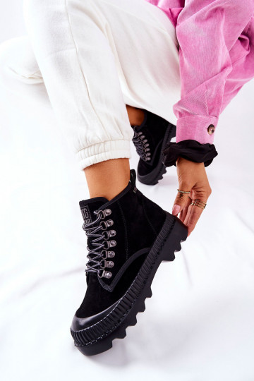 Haut Schuhe Stiefel Big Star II274363 schZuarze Farbe 2