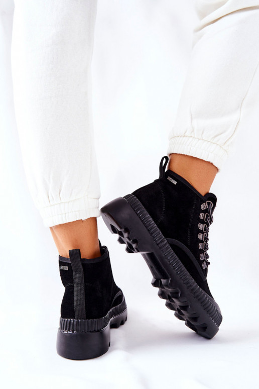 Haut Schuhe Stiefel Big Star II274363 schZuarze Farbe Haut Schuhe Stiefel Big Star II274363 schZuarze Farbe