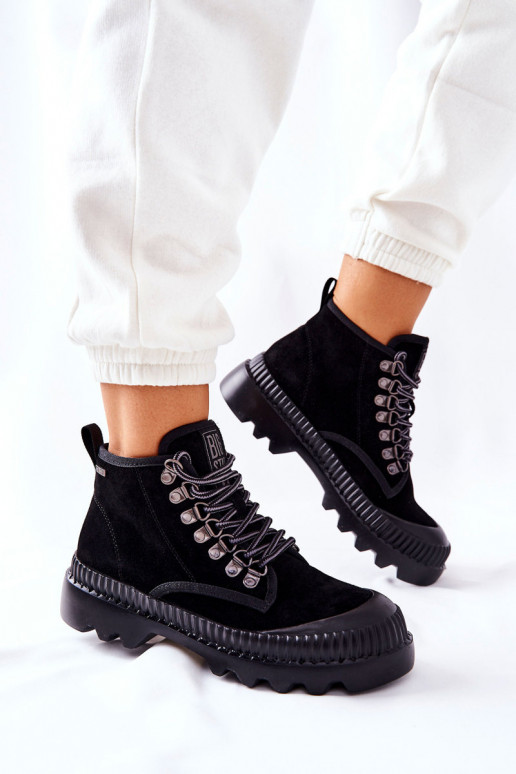 Haut Schuhe Stiefel Big Star II274363 schZuarze Farbe Haut Schuhe Stiefel Big Star II274363 schZuarze Farbe