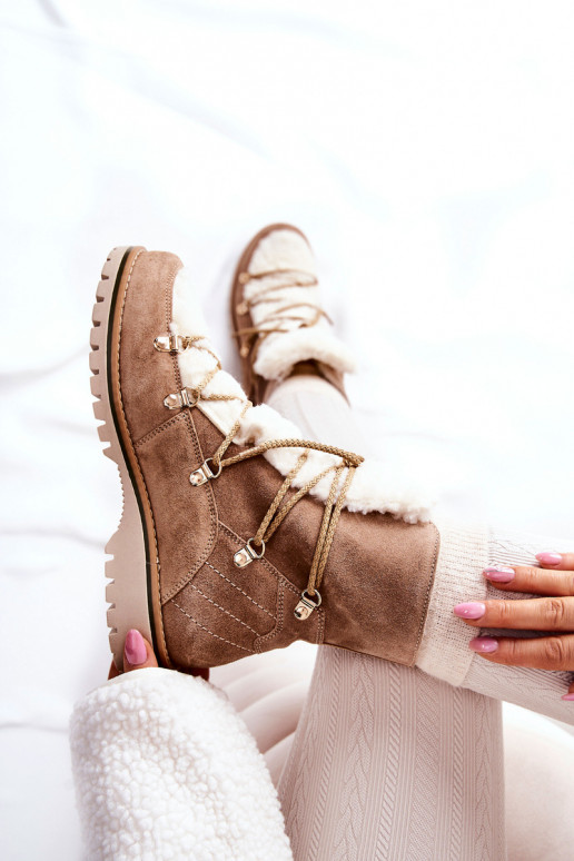 sich Zuarm laufen Stiefel Schuhe Beige Jiliana