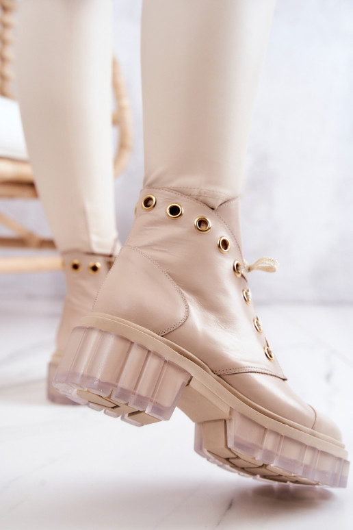 Haut StiefelEs musssyZuną PodeszZuą Beige Horizon Haut StiefelEs musssyZuną PodeszZuą Beige Horizon