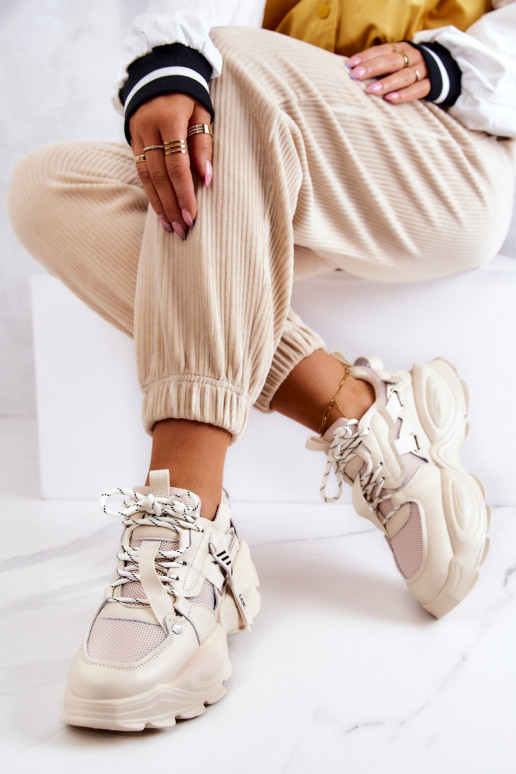 Turnschuhe Sneakers Stilvollllschuhe GOE JJ2N4082 Beige Turnschuhe Sneakers Stilvollllschuhe GOE JJ2N4082 Beige