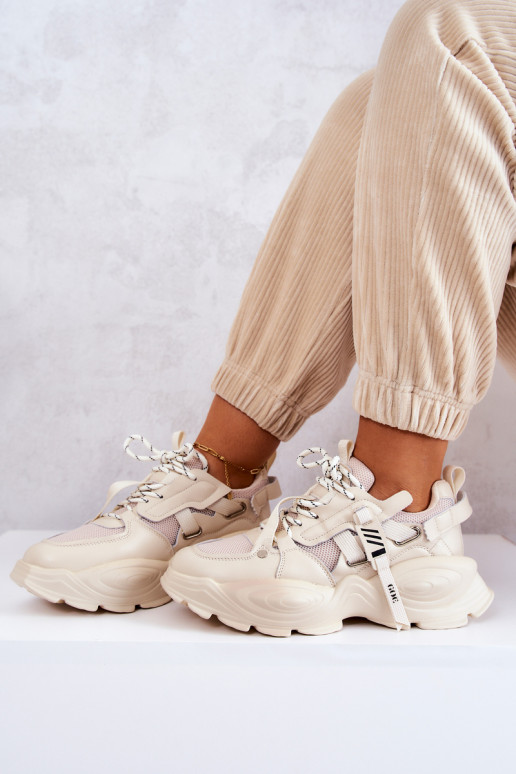 Turnschuhe Sneakers Stilvollllschuhe GOE JJ2N4082 Beige Turnschuhe Sneakers Stilvollllschuhe GOE JJ2N4082 Beige