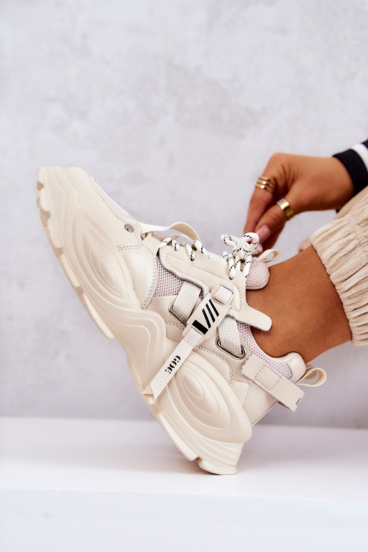 Turnschuhe Sneakers Stilvollllschuhe GOE JJ2N4082 Beige Turnschuhe Sneakers Stilvollllschuhe GOE JJ2N4082 Beige