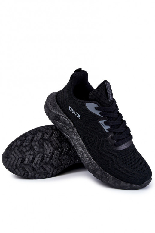 Männlich Turnschuhe Big Star KK174018 schZuarze Farbe  Männlich Turnschuhe Big Star KK174018 schZuarze Farbe