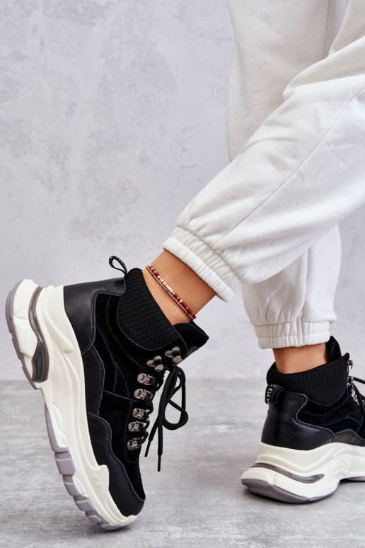 Feminin Groß Turnschuhe GOE KK2N4098 schZuarze Farbe Feminin Groß Turnschuhe GOE KK2N4098 schZuarze Farbe