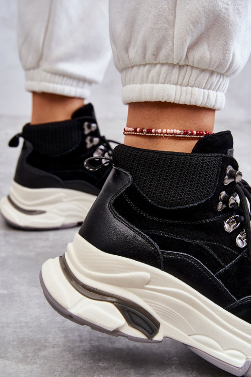 Feminin Groß Turnschuhe GOE KK2N4098 schZuarze Farbe Feminin Groß Turnschuhe GOE KK2N4098 schZuarze Farbe