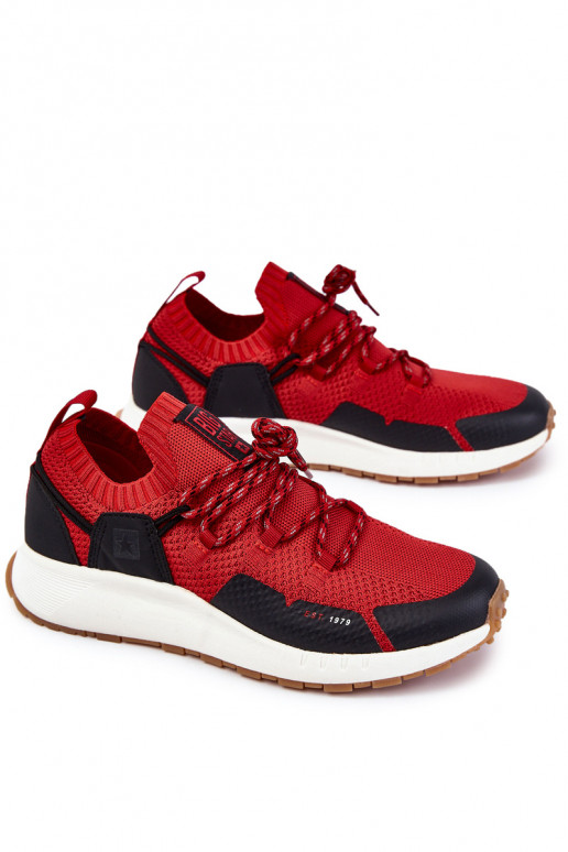 Männlich Turnschuhe Big Star KK174013 rote Farbe Männlich Turnschuhe Big Star KK174013 rote Farbe