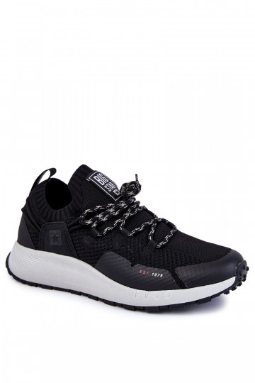 Männlich Turnschuhe Big Star KK174015 schZuarze Farbe