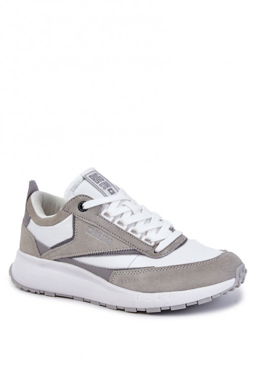 Männlich Sportlicher Stil Schuhe Big Star KK174021 INeiß-graue Farbe Männlich Sportlicher Stil Schuhe Big Star KK174021 INeiß-graue Farbe