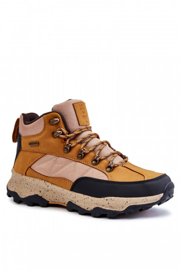 Herren gefütterte Wanderschuhe Cross Jeans KK1R4020C braun