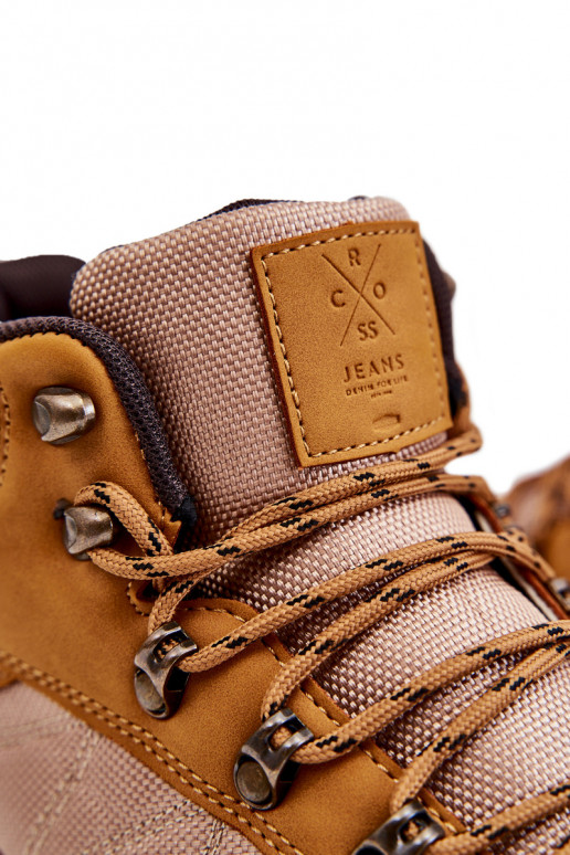 Männlich INanderstiefel sich Zuarm laufen Cross Jeans KK1R4020C braune Farbe