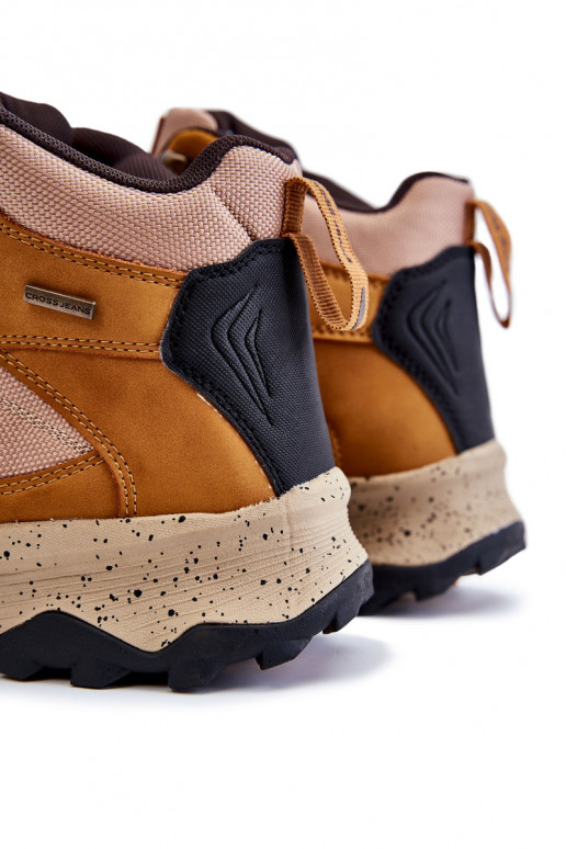 Männlich INanderstiefel sich Zuarm laufen Cross Jeans KK1R4020C braune Farbe