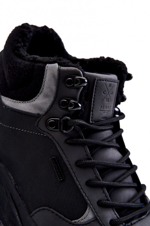 Männlich Beheizte INanderschuhe Cross Jeans KK1R4031C schZuarze Farbe