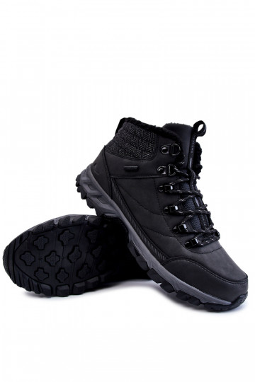 Herren gefütterte Ankle Boots Wanderschuhe Cross Jeans KK1R4022C schwarz 2