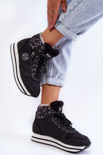 Feminin Stiefel sich Zuarm laufen Lee Cooper LCJ-22-31-1448 schZuarze Farbe