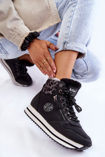 Feminin Stiefel sich Zuarm laufen Lee Cooper LCJ-22-31-1448 schZuarze Farbe 2