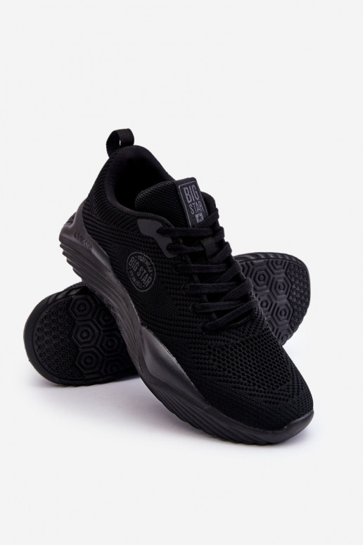 Männlich Sneakers Stilvollllschuhe Memory Foam Big Star LL174248 schZuarze Farbe Männlich Sneakers Stilvollllschuhe Memory Foam Big Star LL174248 schZuarze Farbe