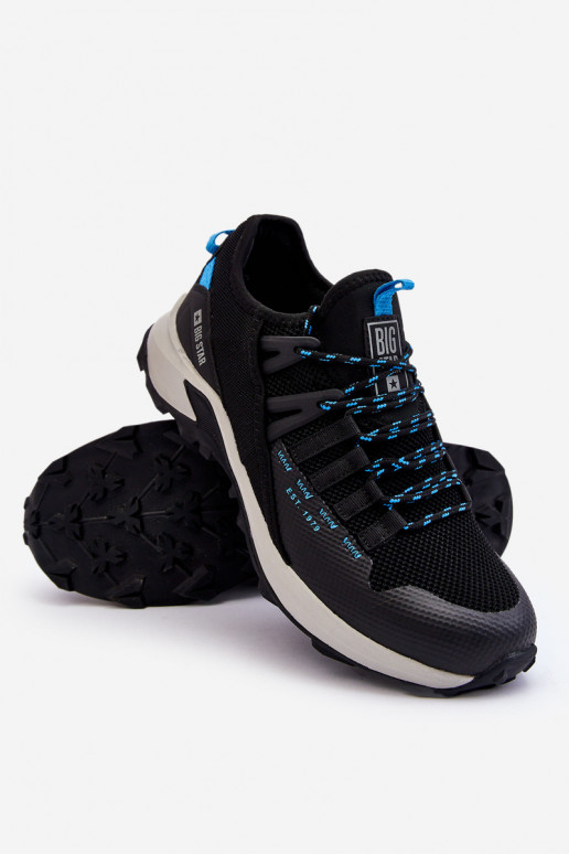 Männlich Turnschuhe Memory Foam System Big Star LL174130 schZuarze Farbe