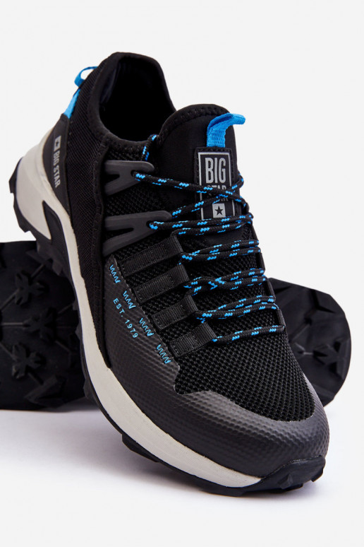 Männlich Turnschuhe Memory Foam System Big Star LL174130 schZuarze Farbe