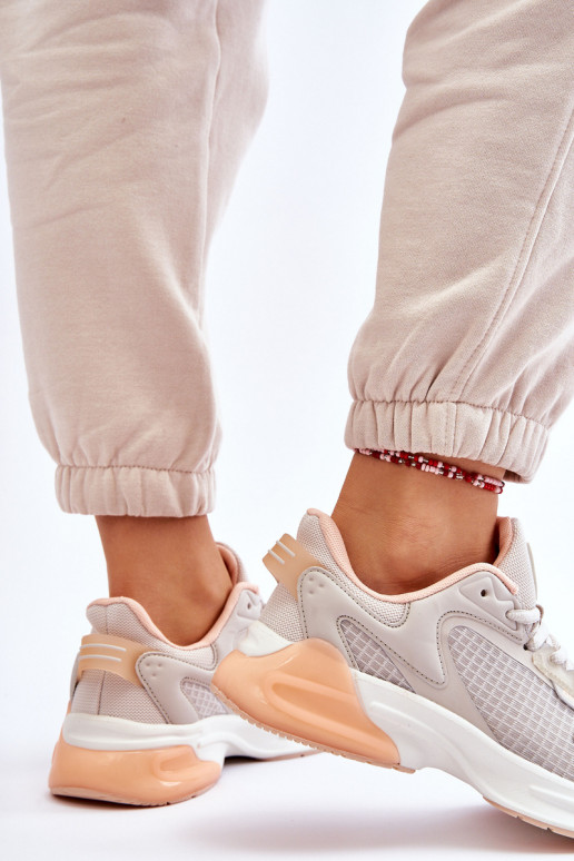 Bequeme Turnschuhe Memory Foam System Big Star LL274336 Beige Bequeme Turnschuhe Memory Foam System Big Star LL274336 Beige