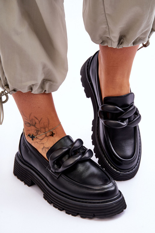 Haut Mokassins Schuhe Big Star LL274580 schZuarze Farbe Haut Mokassins Schuhe Big Star LL274580 schZuarze Farbe