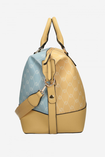 Groß Reisetasche NOBO P1250-CM02 Gelb --Blau 2