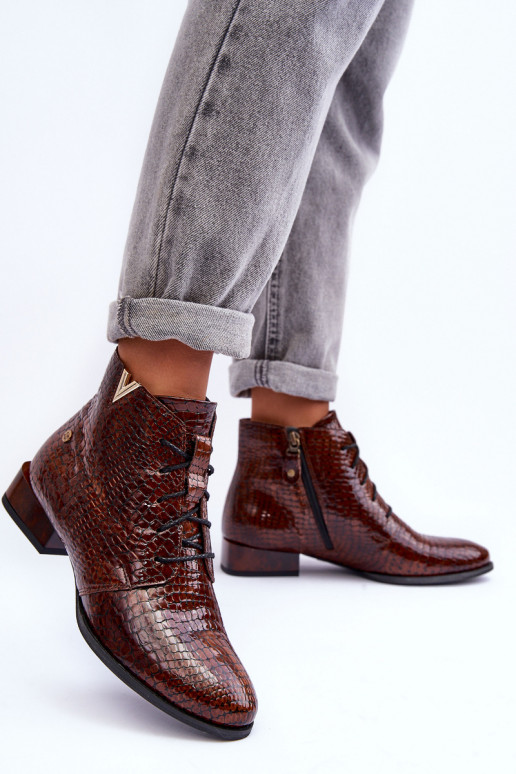 Damenstiefel Es mussciejka 5743C-02 braune Farbe Damenstiefel Es mussciejka 5743C-02 braune Farbe